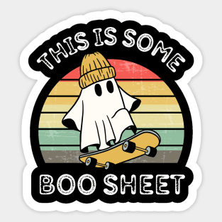 Funny Halloween Boo Ghost Costume This is Some Boo Sheet Sticker